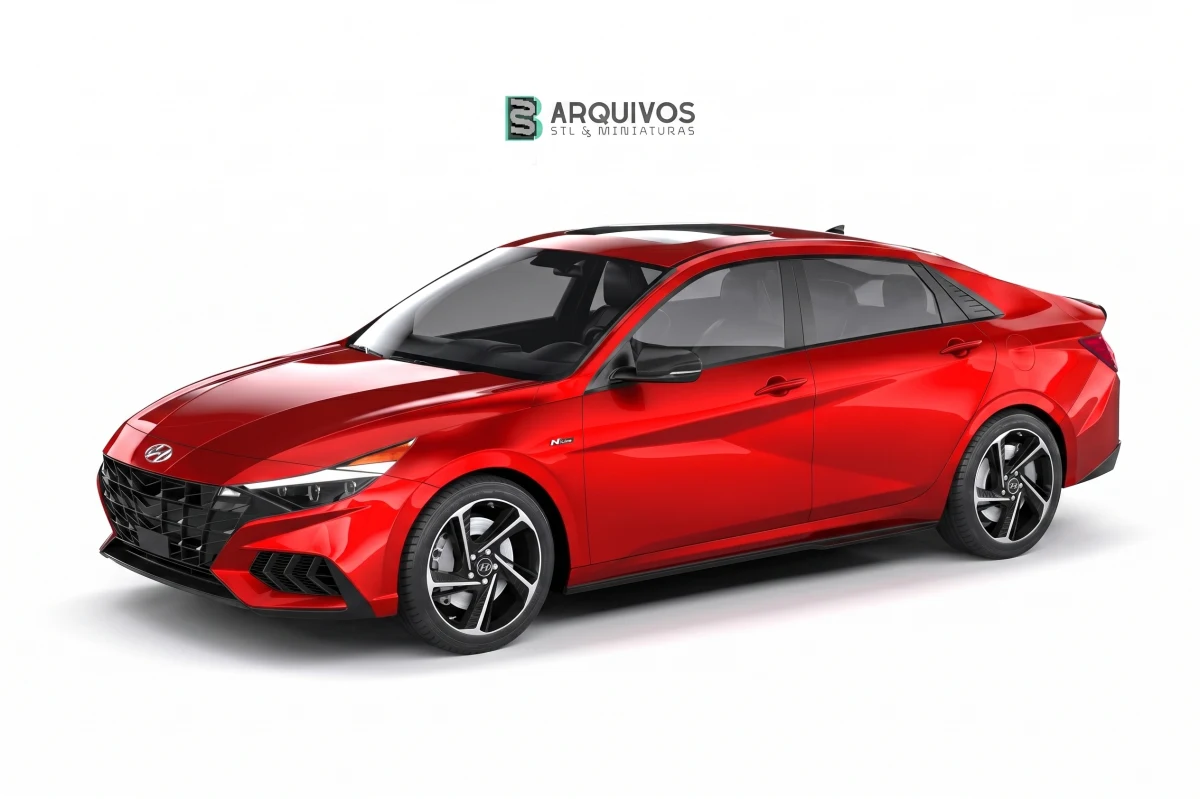 Modelo 3D STL - Hyundai Elantra N Line 2021